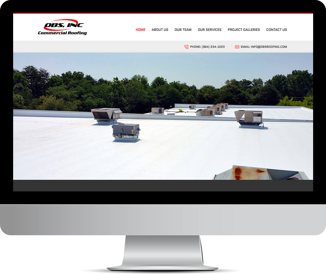 OBS Roofing Website Design & Development