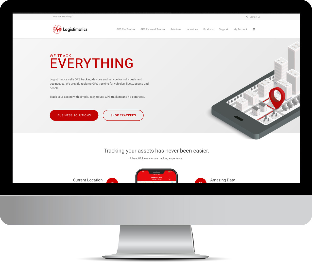 Logistimatics Website Design